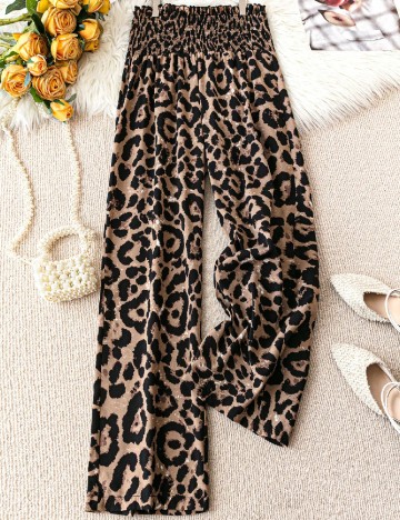 Pantaloni SHEIN CURVE, animal print