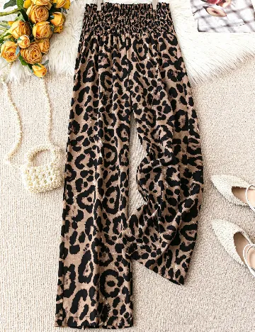 Pantaloni SHEIN CURVE, animal print