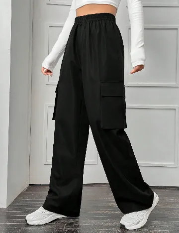 Pantaloni SHEIN, negru