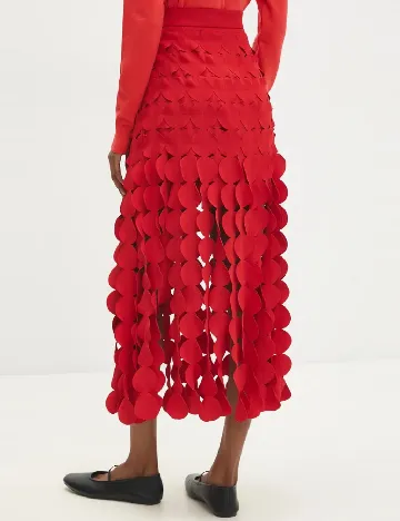 Fusta Answear LAB, rosu