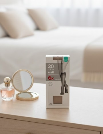 Set sosete 6 perechi C&A, crem