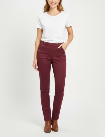 Pantaloni Pull&Bear, rosu