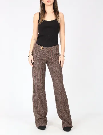 Pantaloni Bershka, maro