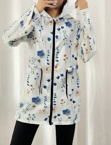Trench Shein Kids, floral print