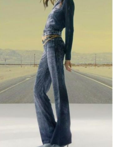 Pantaloni Zara, albastru