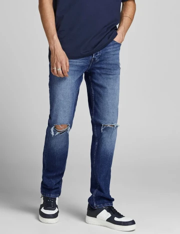 Blugi Jack&Jones, albastru denim