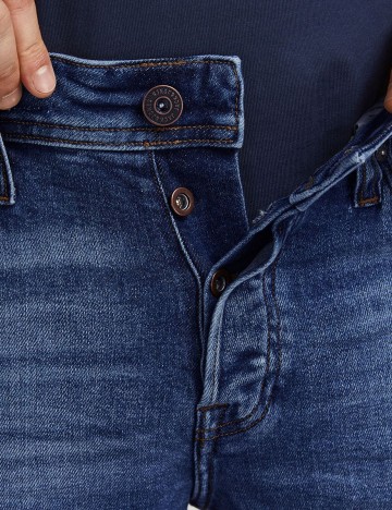 Blugi Jack&Jones, albastru denim