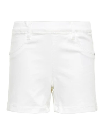 Pantaloni scurti Name It, alb