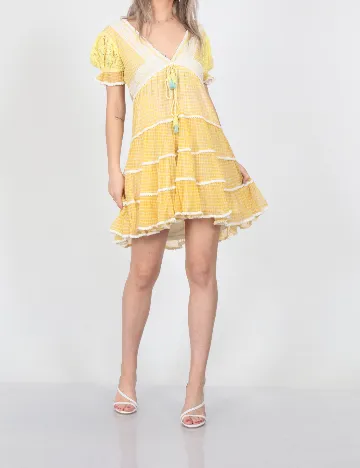Rochie Savage Culture, galben