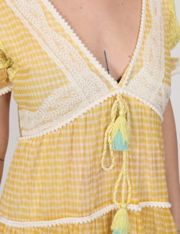 Rochie Savage Culture, galben
