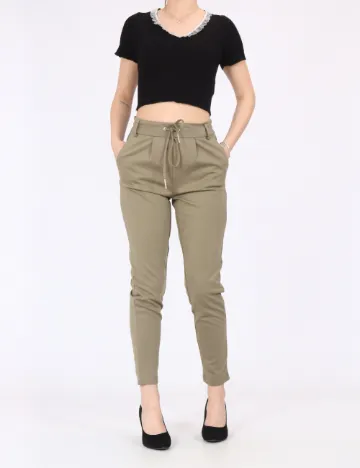 Pantaloni Only, kaki