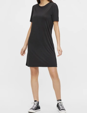 Rochie scurta Pieces, negru