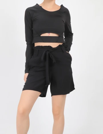 Pantaloni scurti Vero Moda, negru