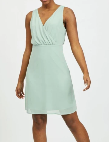 Rochie Vila, verde opalin