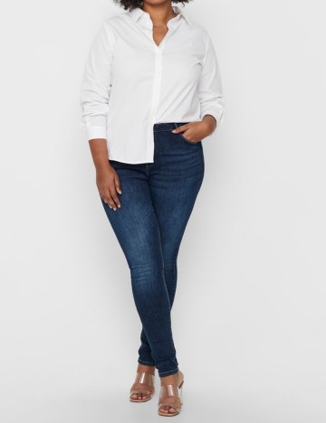 Blugi Only Carmakoma, albastru