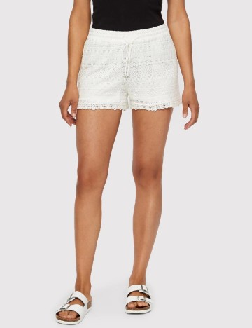 Pantaloni scurti Vero Moda, alb