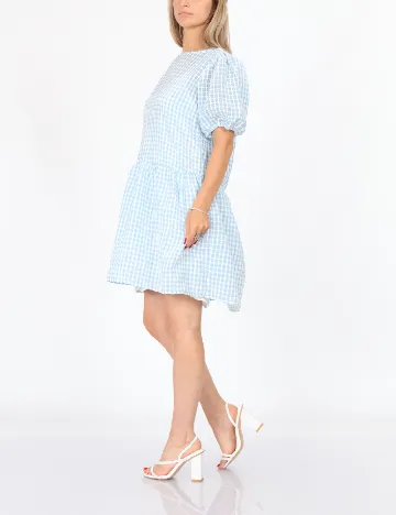 Rochie scurta Pieces, albastru