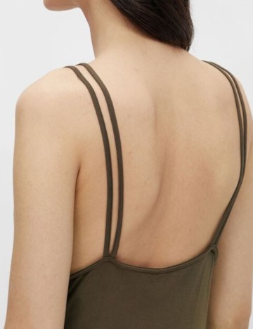 Rochie Pieces, kaki