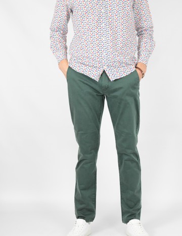 Pantaloni N.Z.A NEW ZEALAND AUCKLAND, verde inchis, W29/L34
