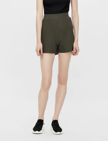 Pantaloni scurti Pieces, kaki