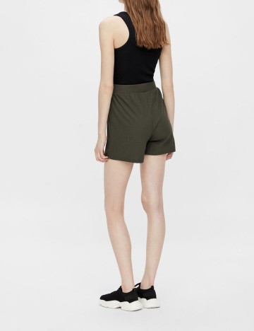 Pantaloni scurti Pieces, kaki