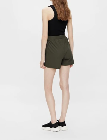 Pantaloni scurti Pieces, kaki
