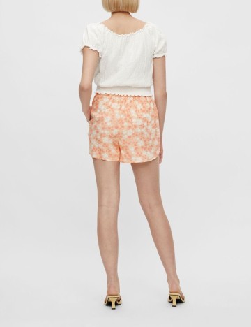 Pantaloni scurti Pieces, portocaliu