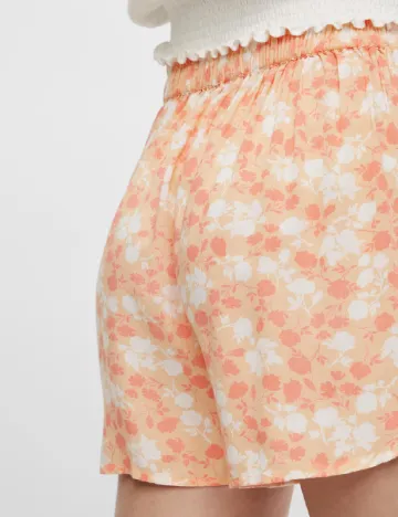 Pantaloni scurti Pieces, portocaliu
