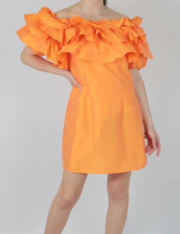 Rochie Vero Moda, portocaliu Portocaliu