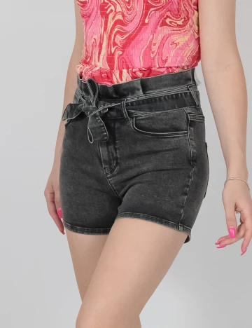 Pantaloni Scurti Only, gri inchis
