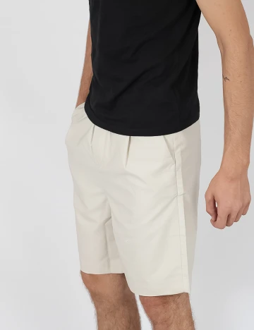 Pantaloni scurti Selected, crem