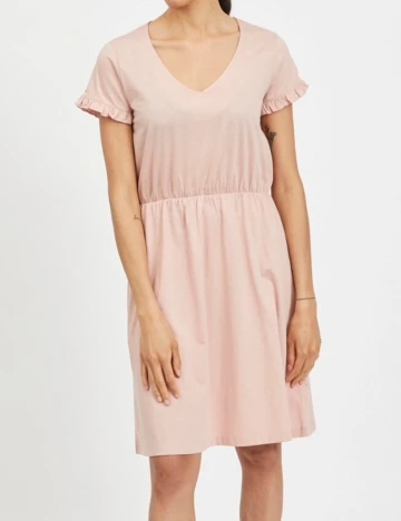 Rochie scurta Vila, roz