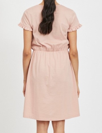 Rochie scurta Vila, roz