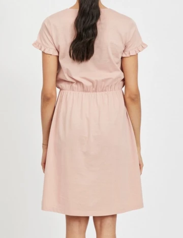 Rochie scurta Vila, roz