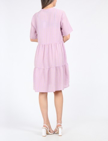 Rochie medie Pieces, mov