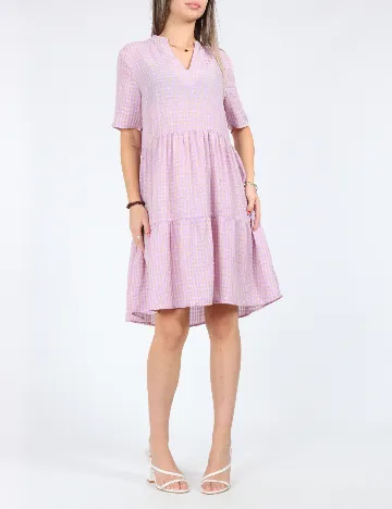 Rochie medie Pieces, mov Mov