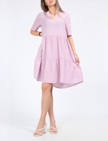 Rochie medie Pieces, mov