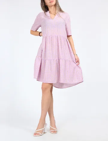 Rochie medie Pieces, mov Mov