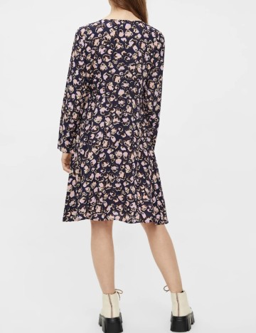 Rochie scurta Pieces, bleumarin