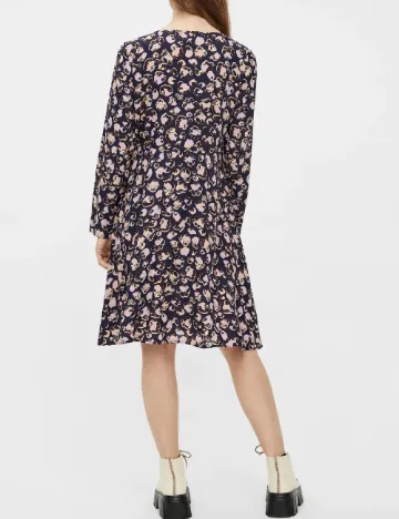 Rochie scurta Pieces, bleumarin