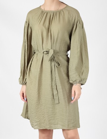 Rochie scurta Pieces, verde