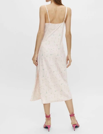 Rochie medie Yargici, roz