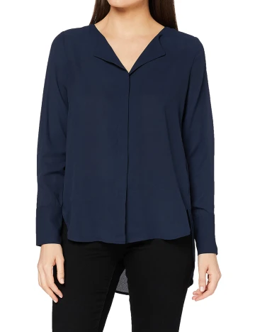 Camasa Selected Femme, bleumarin