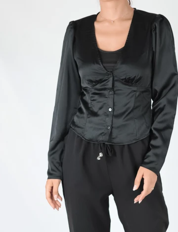 Bluza Vila, negru