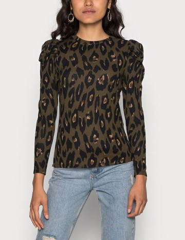 Bluza Jacqueline de Yong, kaki