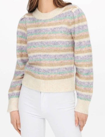 Pulover Jacqueline de Yong, mix culori