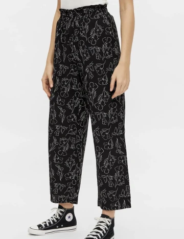 Pantaloni Pieces, negru