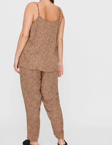 Pantaloni Junarose, maro