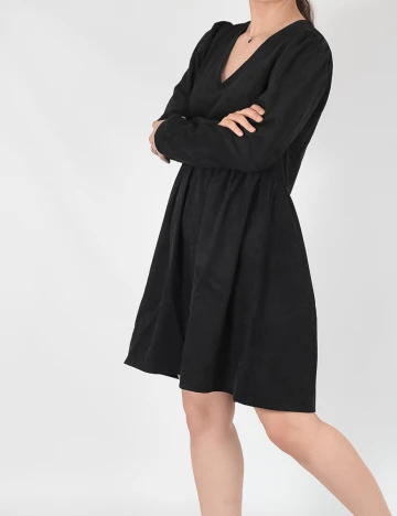 Rochie scurta Pieces, negru