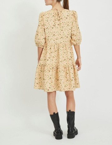 Rochie Scurta Vila, crem